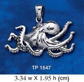Octopuses Sterling Silver Pendant